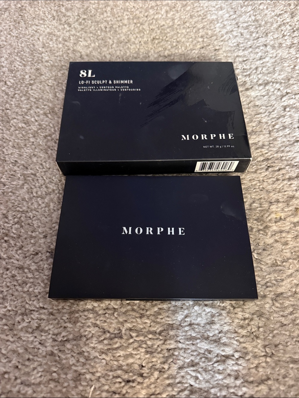 Morphe 8L Lo-Fi Sculpt & Shimmer Palette - Black